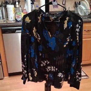 Halogen Multicolor Floral Blouse